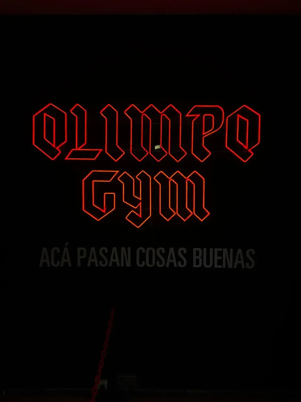 Olimpo Gym: neón LED y vinilo de corte — foto 2