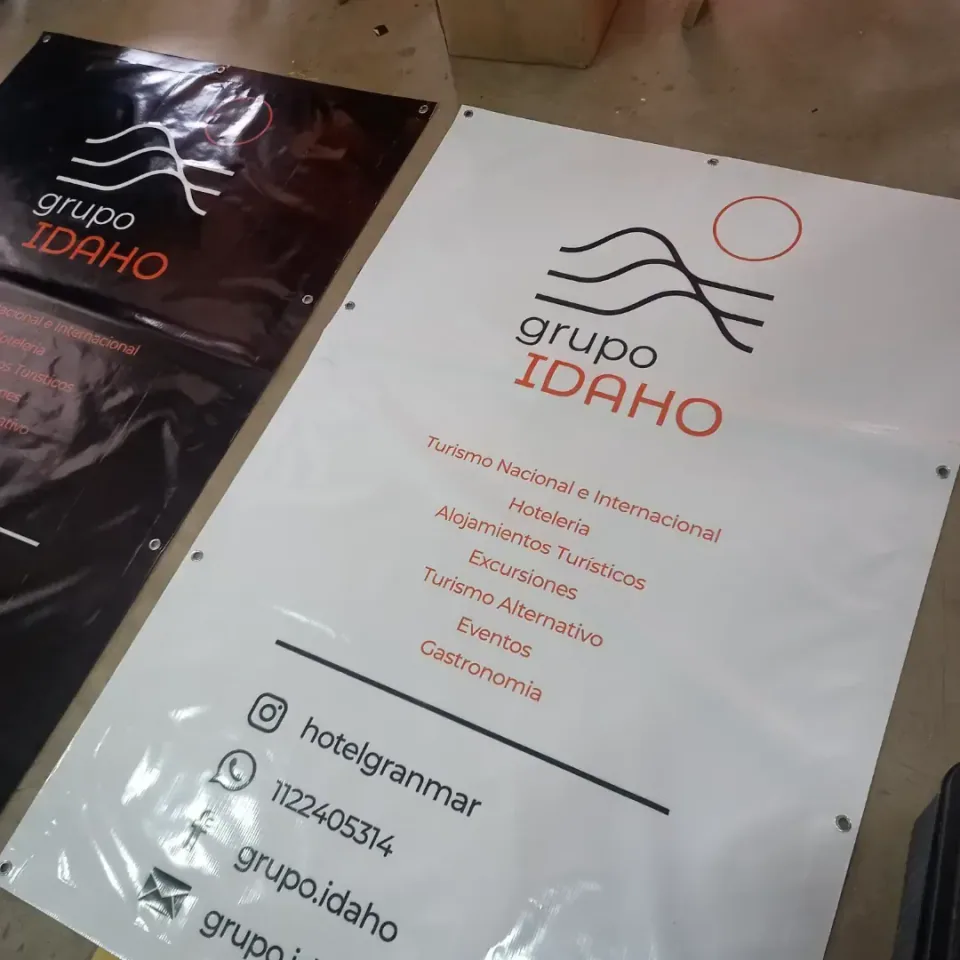 Grupo Idaho: logo, tarjetas y lonas — foto 4