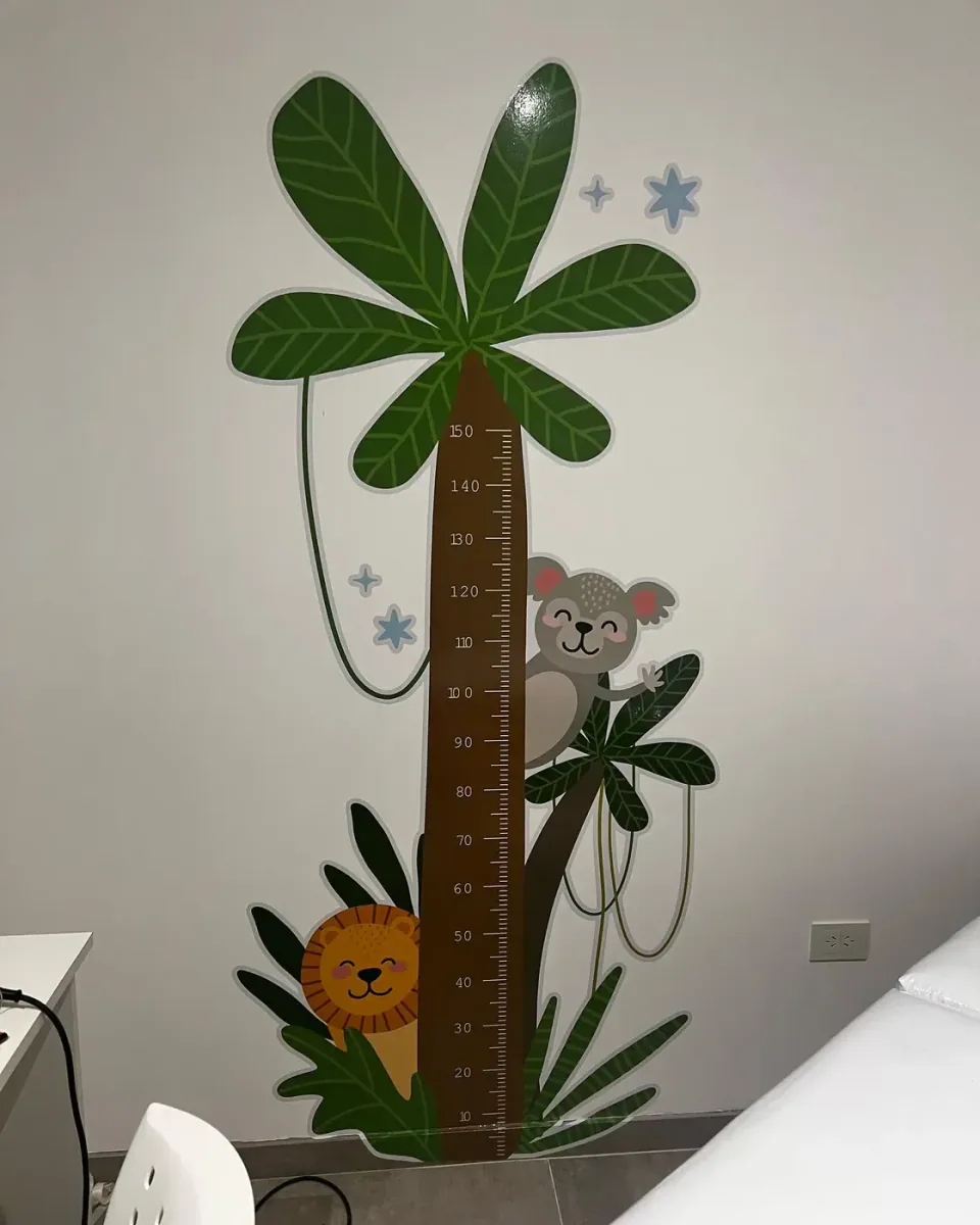 Vinilo decorativo impreso: medidor de altura — foto 2