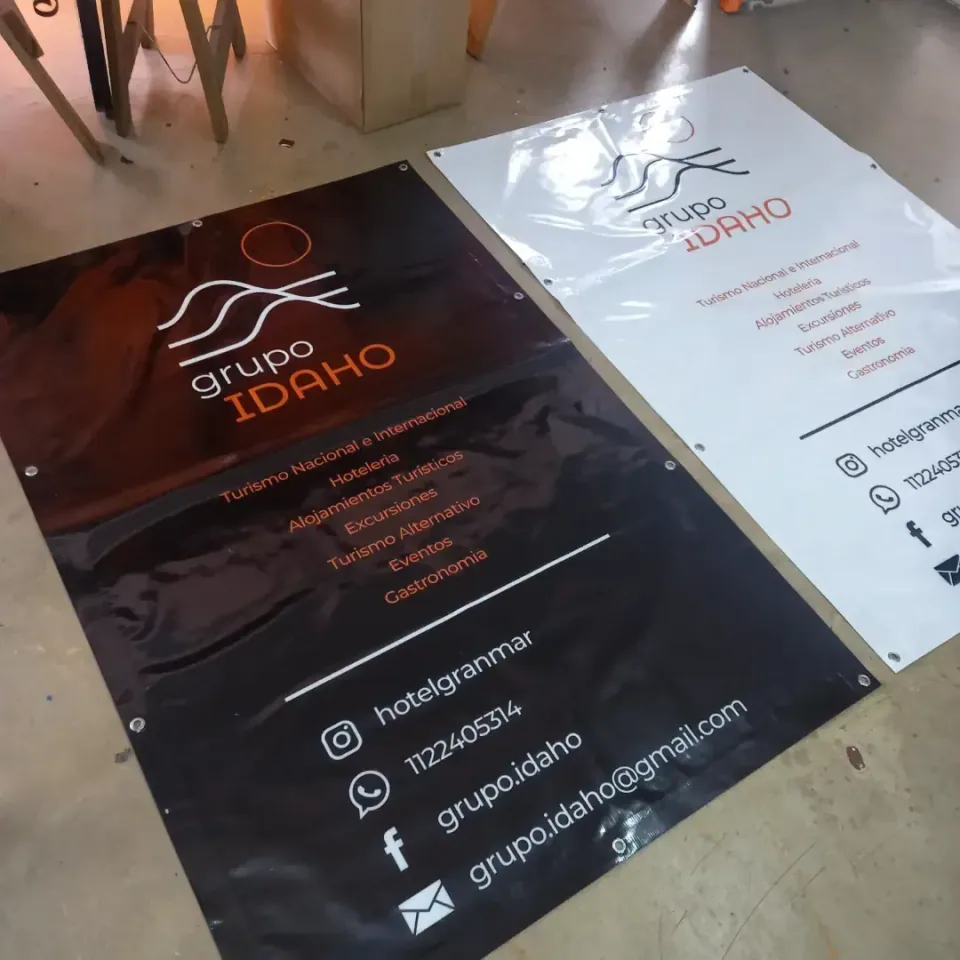 Grupo Idaho: logo, tarjetas y lonas — foto 3
