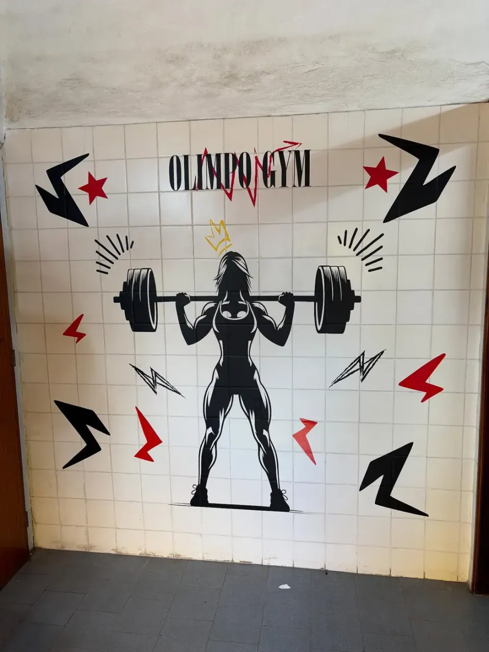 Olimpo Gym: neón LED y vinilo de corte — foto 5